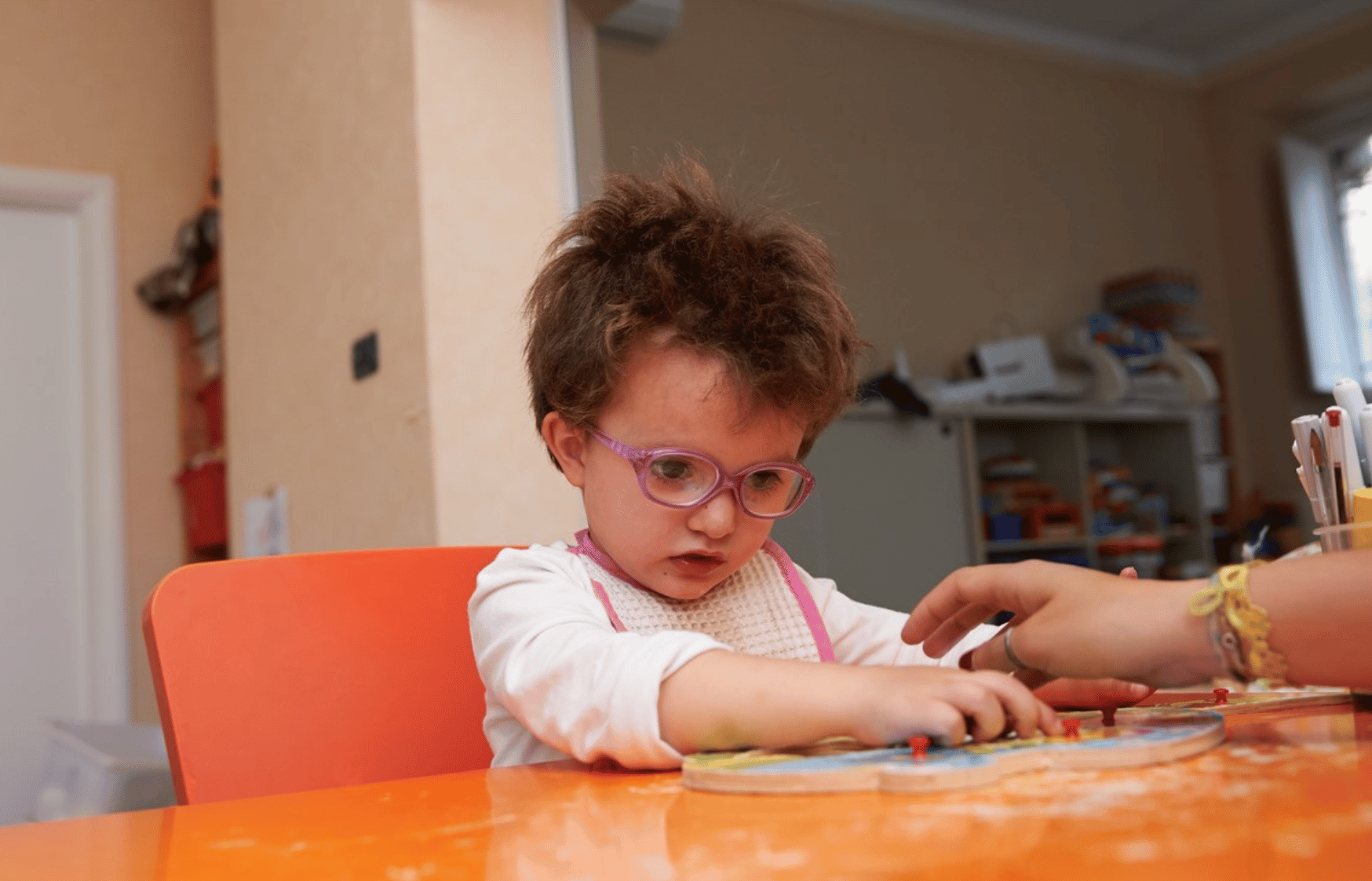 Attività riabilitativa nistagmo infantile presso Fondazione Chiossone